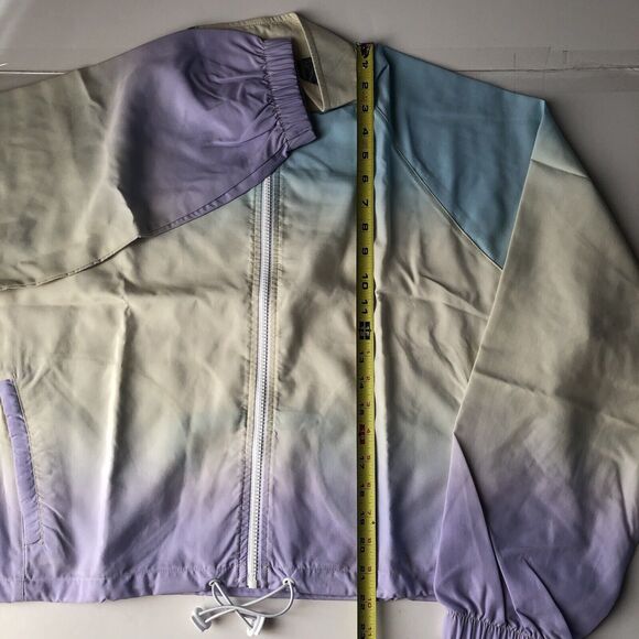 Reclaimed Vintage Tie Dye Lightweight Cropped Jacket Size 10. New - Picture 6 of 14